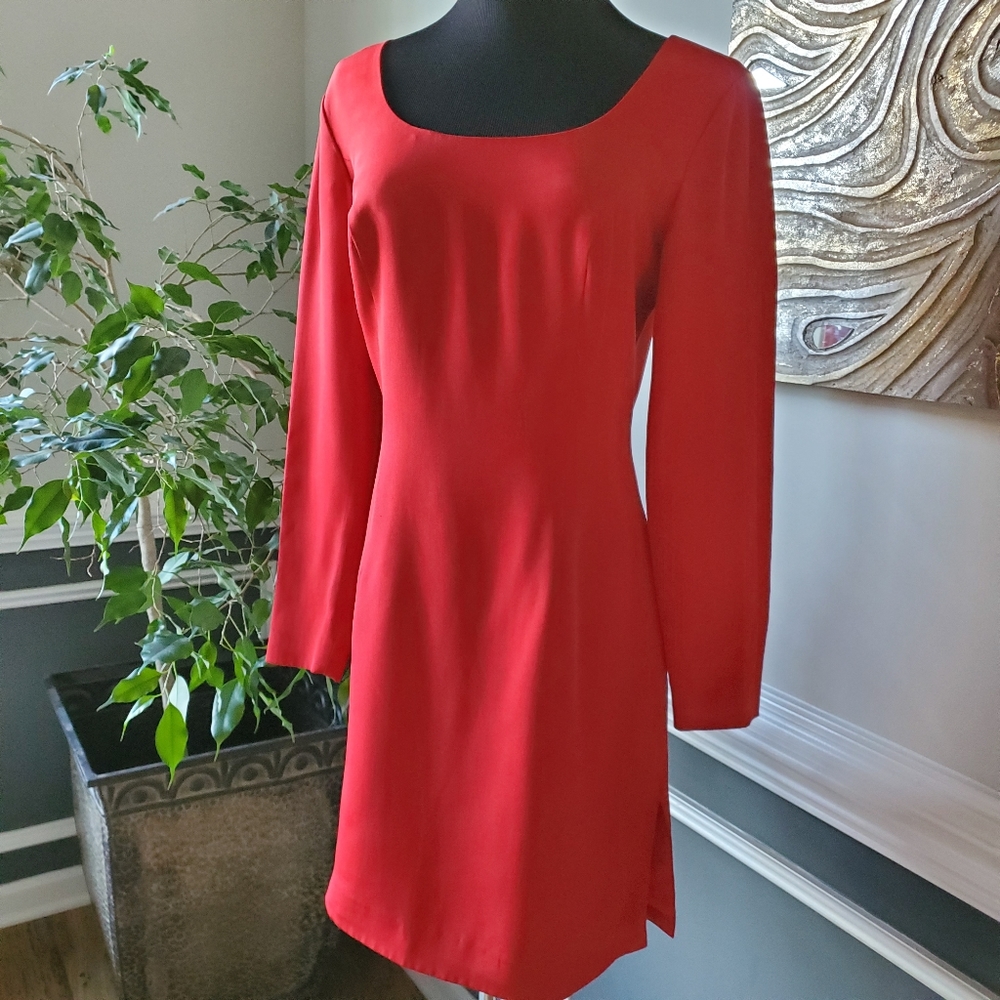 Red Silk Dress